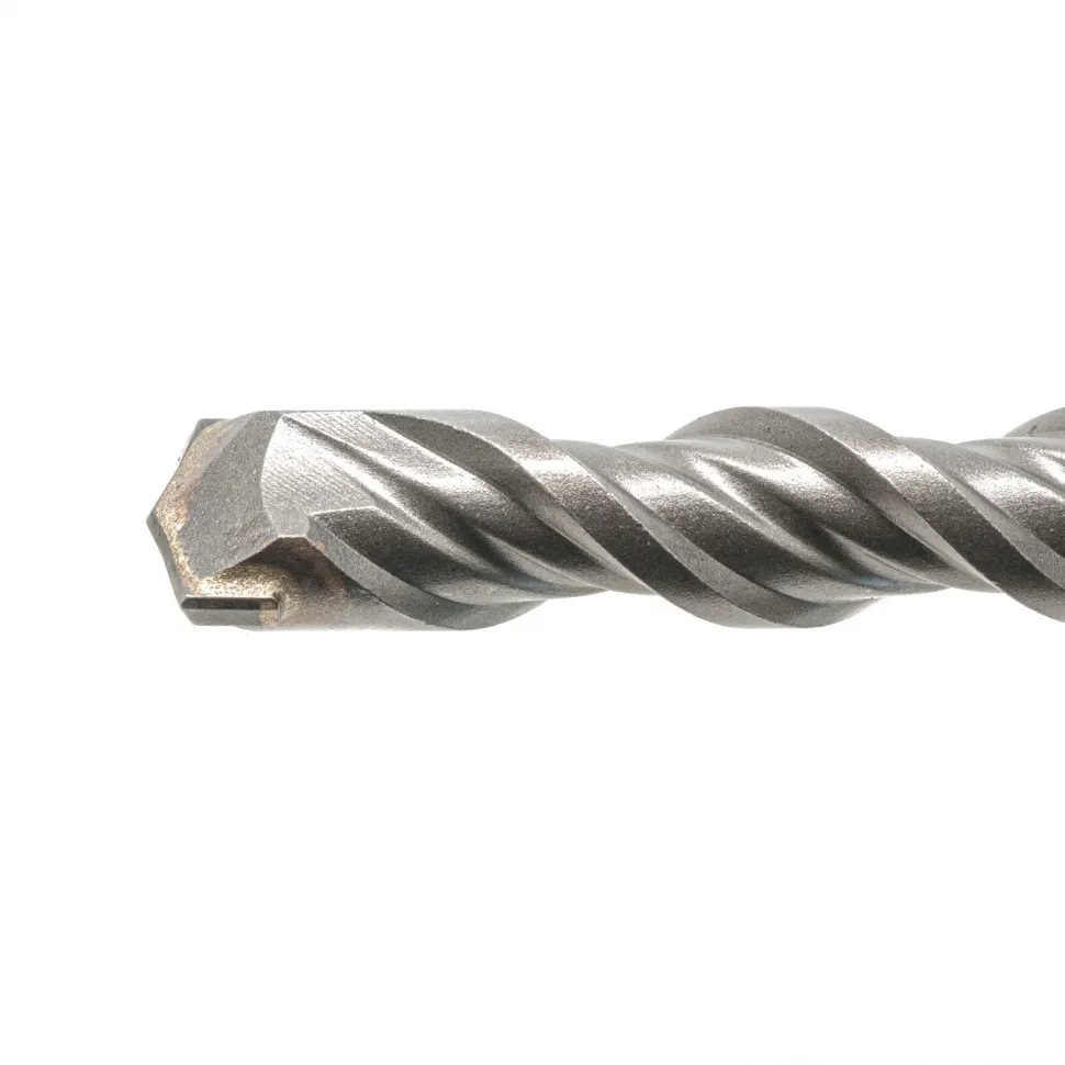 Бур по бетону DENZEL двойная спираль, три пылеотводящие кромки, 14 x 210 мм - изображение 2