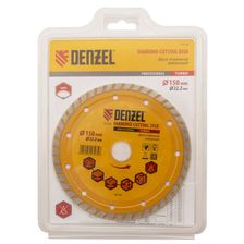 Алмазный диск Denzel 150х22,2 мм (турбо сухое резание) - изображение 9