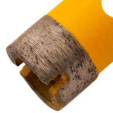 Сверло алмазное по керамограниту Denzel 16 мм, мокрая резка, трехгранный хвостовик - изображение 11