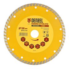 Алмазный диск Denzel 180х22,2 мм (турбо сухое резание) - изображение 4