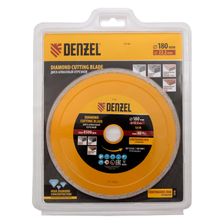 Алмазный диск Denzel 180х22,2 мм (сплошной мокрое резание) - изображение 9