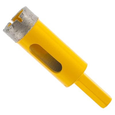 Сверло алмазное по керамограниту Denzel 18 мм, мокрая резка, трехгранный хвостовик - изображение 8