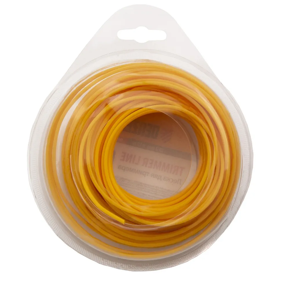 Леска для триммера Denzel квадратная, 2 ммх15 м  Россия - изображение 2