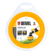 Леска для триммера Denzel круглая 2 ммх15 м, блистер Flex cord - изображение 6
