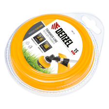 Леска для триммера Denzel квадрат 2 ммх15 м, блистер Flex cord - изображение 5