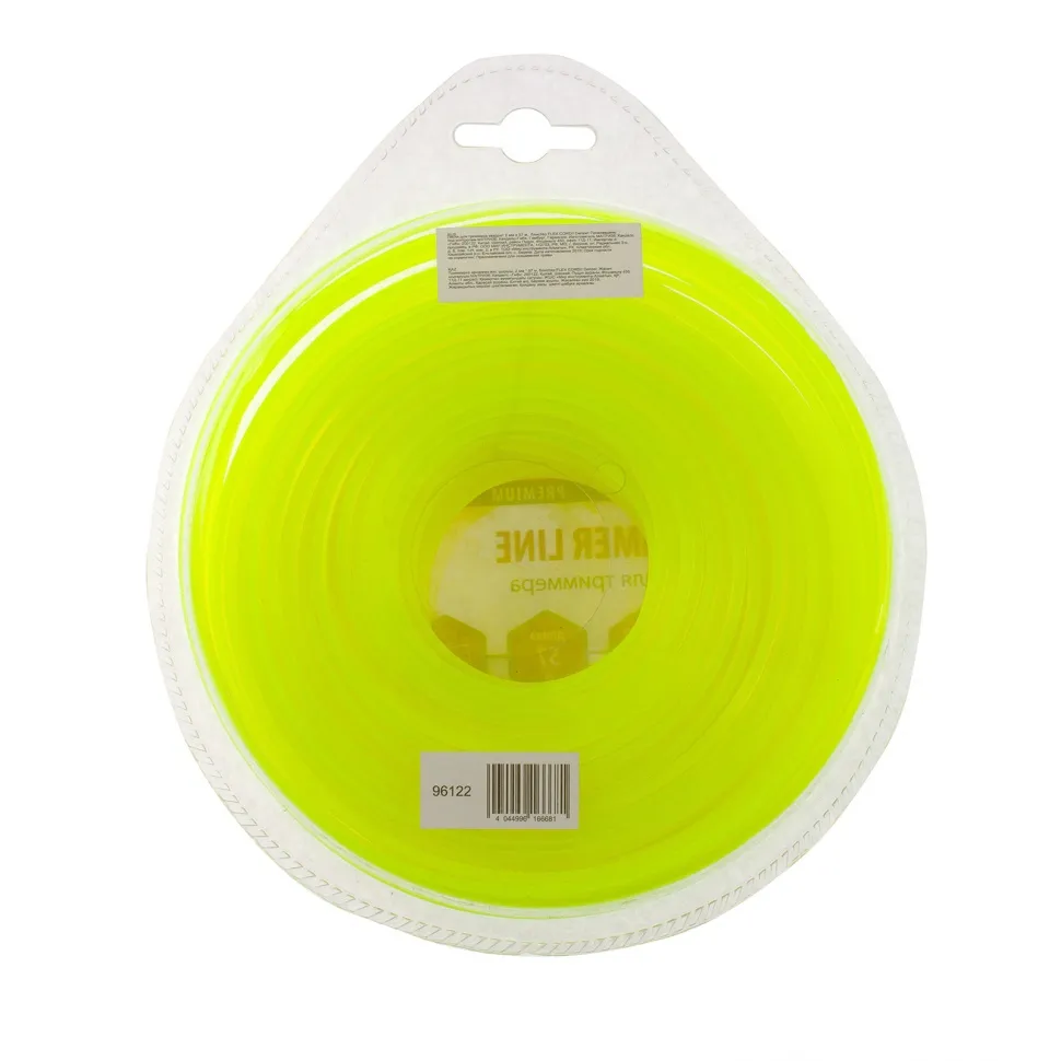 Леска для триммера Denzel квадрат 2 ммх57 м, блистер Flex cord - изображение 4