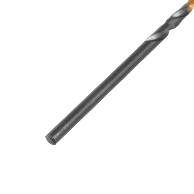 Сверло по металлу Denzel 2 мм, HSS-Tin, Golden Tip, 10 шт. - изображение 4