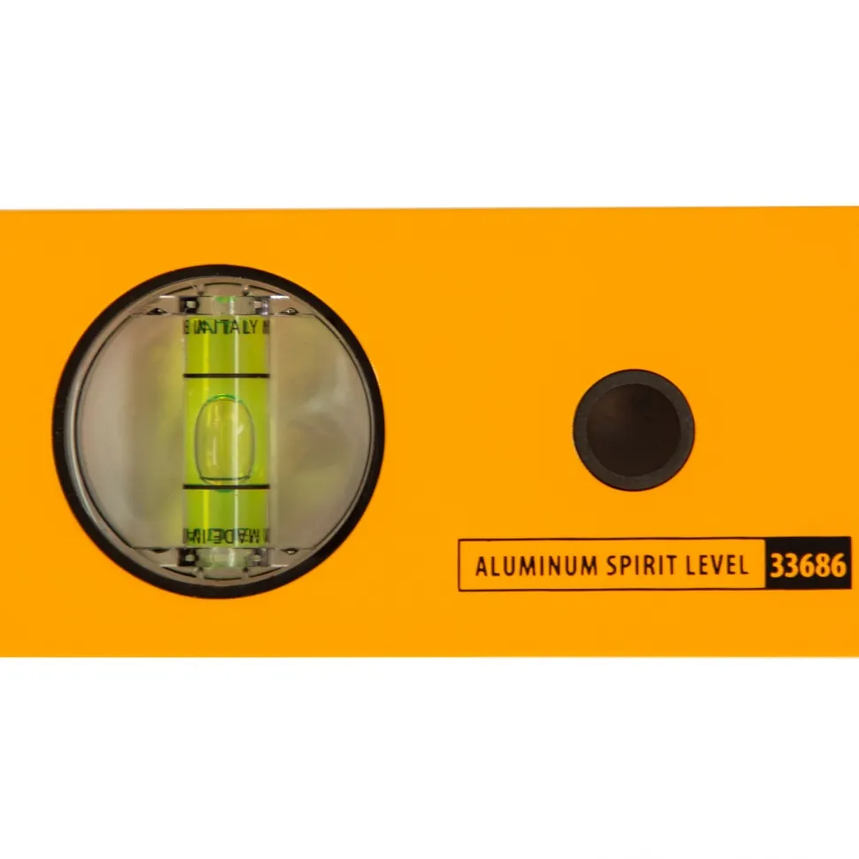 Уровень алюминиевый фрезерованный Denzel 2000 мм 3 глазка - изображение 4