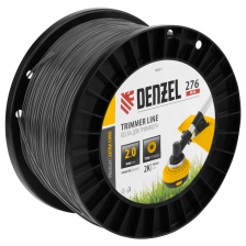 Леска для триммера Denzel двухкомпонентная круглая, 2,0ммх276м, на DIN катушке EXTRA CORD - изображение 5
