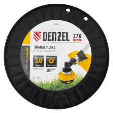 Леска для триммера Denzel двухкомпонентная круглая, 2,0ммх276м, на DIN катушке EXTRA CORD - изображение 7
