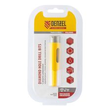 Сверло алмазное по керамограниту Denzel 20 мм, мокрая резка, трехгранный хвостовик - изображение 4