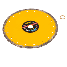 Диск алмазный Denzel 230х22,2мм, сплошной, супертонкий, горячий пресс, сухой/мокрый рез - изображение 10