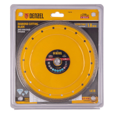 Диск алмазный Denzel 230х22,2мм, сплошной, супертонкий, горячий пресс, сухой/мокрый рез - изображение 11