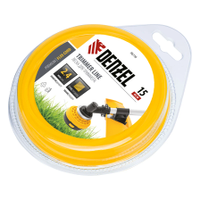 Леска для триммера Denzel квадрат 2.4 ммх15 м, блистер Flex cord - изображение 5