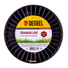 Леска для триммера круглая Denzel 2.4 мм, 160 м, на Din катушке Россия - изображение 3
