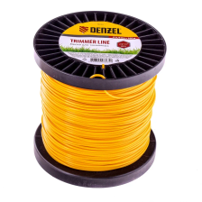 Леска для триммера круглая Denzel 2.4 мм, 160 м, на Din катушке Россия - изображение 4