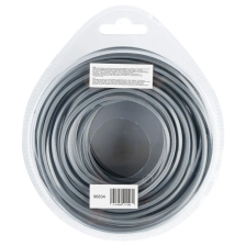 Леска для триммера Denzel армированная алюминием квадратная, 2,4ммх15м, блистер ALUFLEX - изображение 7