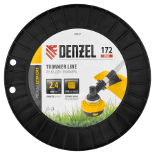 Леска для триммера Denzel двухкомпонентная зубчатый квадрат, 2,4ммх172м, на DIN кат. EXTRA CORD - изображение 7