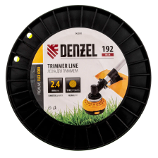 Леска для триммера Denzel круглая, 2,4ммх192м, на DIN катушке FLEX CORD - изображение 6