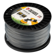 Леска для триммера Denzel двухкомпонентная звезда, 2,4ммх260м, на DIN катушке EXTRA CORD - изображение 6