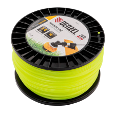 Леска для триммера Denzel звезда, 2,4ммх260м, на DIN катушке FLEX CORD - изображение 5