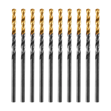 Сверло по металлу Denzel 2,5 мм, HSS-Tin, Golden Tip, 10 шт. - изображение 6