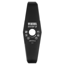 Диск для триммера Denzel мульчирующий, 250х25,4 толщина 3 мм, 2 лезвия - изображение 9