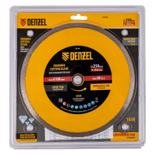 Диск алмазный Denzel супертонкий, 250х25,4 мм, горячее прессование, мокрое резание - изображение 11