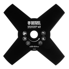 Диск для триммера Denzel 255х25,4   4 лезвия - изображение 6