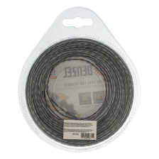 Леска для триммера двухкомпонентная Denzel квадратная 2.65 мм x 15 м Extra cord - изображение 7