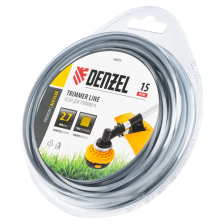 Леска для триммера Denzel армированная алюминием квадратная, 2,7ммх15м, блистер ALUFLEX - изображение 5