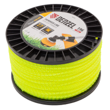 Леска для триммера Denzel витой квадрат, 2,7ммх196м, на DIN катушке FLEX CORD - изображение 5