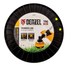 Леска для триммера Denzel витой квадрат, 2,7ммх196м, на DIN катушке FLEX CORD - изображение 6