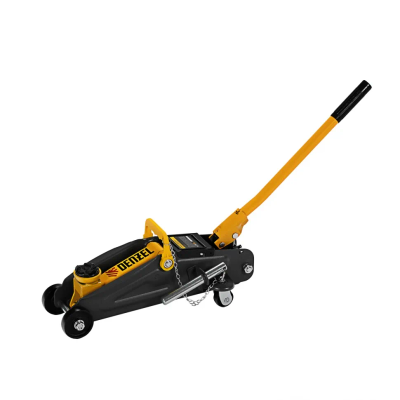 Домкрат гидравлический подкатной с фиксатором Denzel 2,8 т 135-385 мм в кейсе - изображение 6