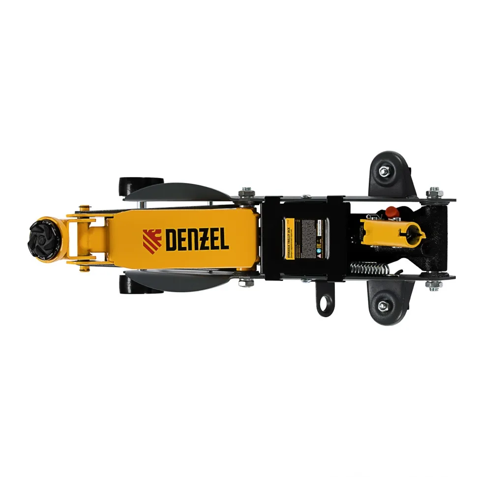 Домкрат гидравлический подкатной с фиксатором Denzel 2,8 т 135-385 мм - изображение 5