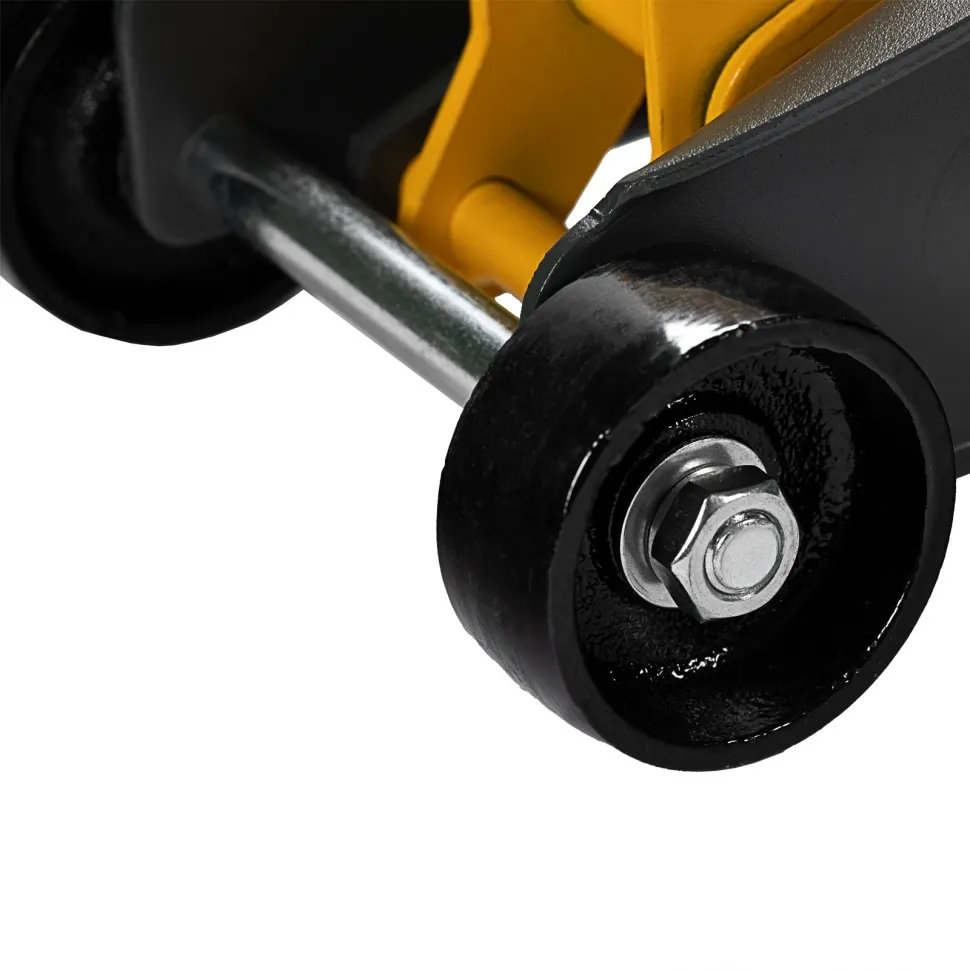 Домкрат гидравлический подкатной с фиксатором Denzel 2,8 т 135-385 мм - изображение 6