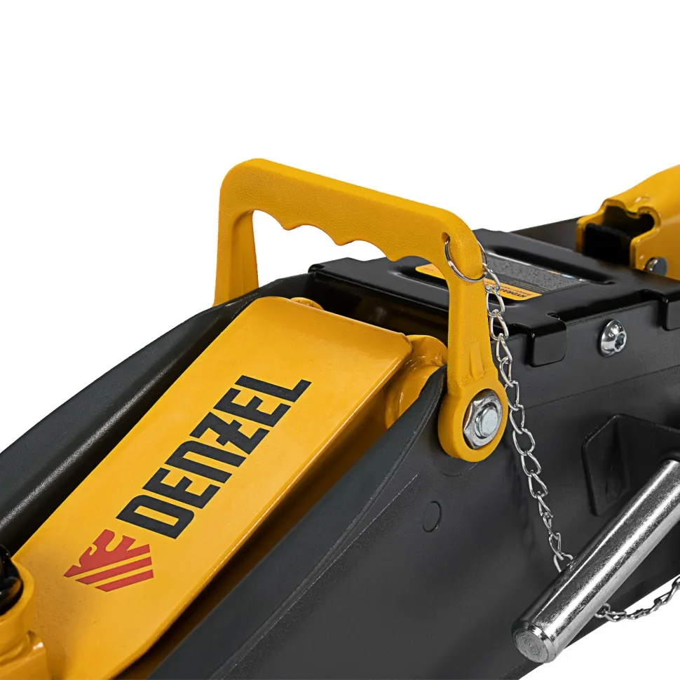 Домкрат гидравлический подкатной с фиксатором Denzel 2,8 т 135-385 мм - изображение 8