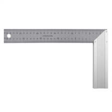 Угольник стальной Denzel (нержавеющая сталь, градуировка, алюминиевое основание) - изображение 6