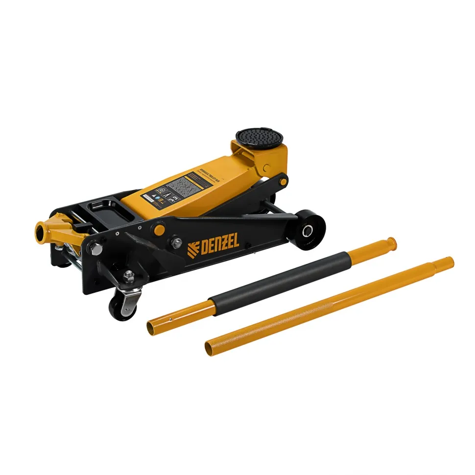 Домкрат гидравлический подкатной Denzel 3 т, с фиксатором, быстрый подъем, 135-480 мм, профессиональ - изображение 10