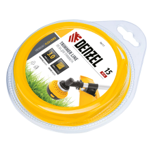 Леска для триммера Denzel квадрат 3 ммх15 м, блистер Flex cord - изображение 5