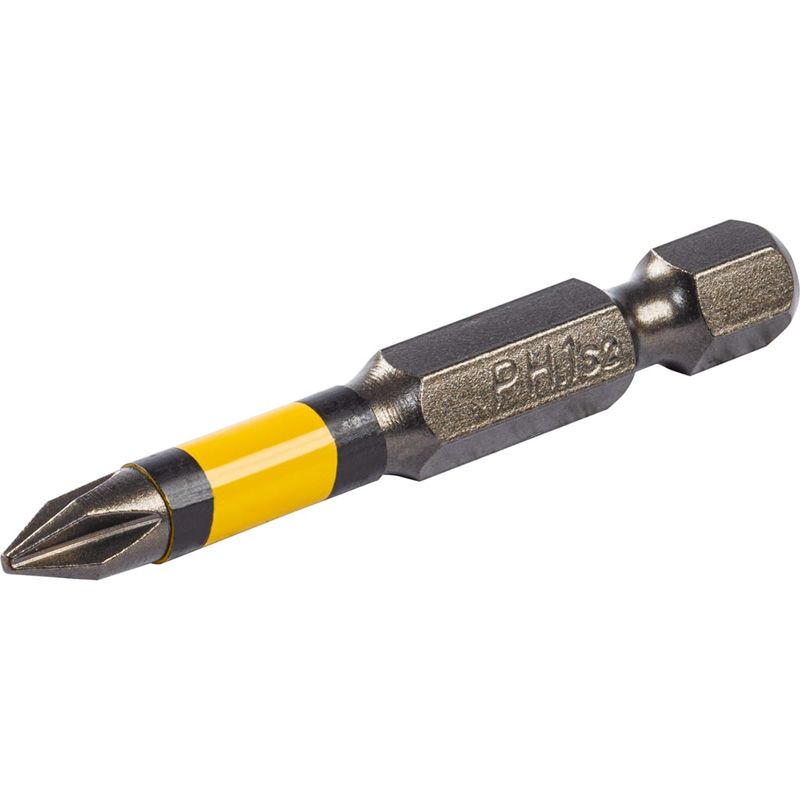 Набор бит комбинированный Denzel 3 шт., PH2, PZ2, SL5, 50 мм, сталь S2