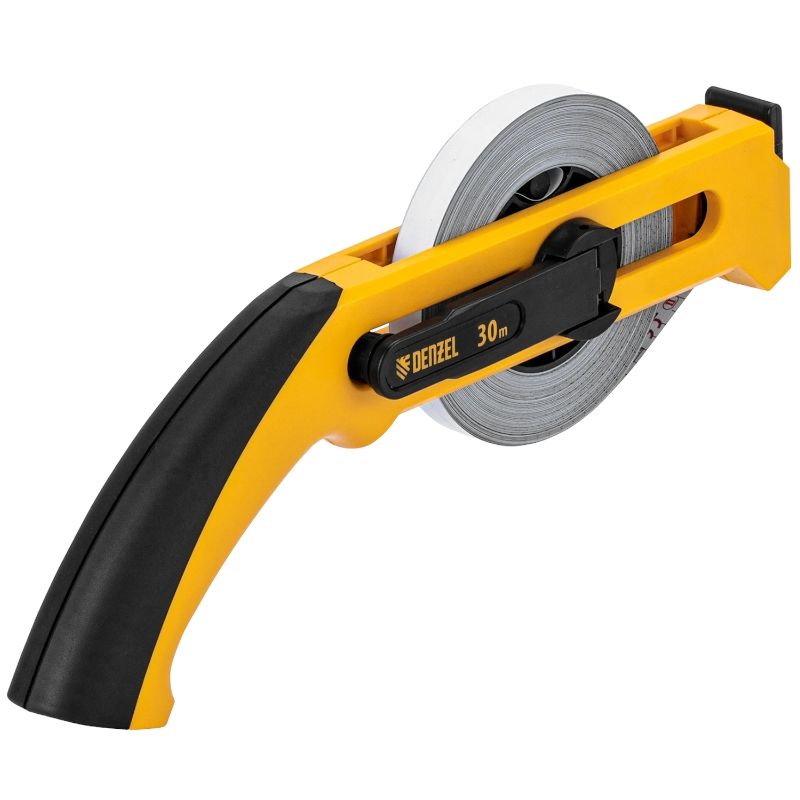 Рулетка геодезическая Denzel 30 мх13 мм, открытый корпус, металлическая лента - изображение 3
