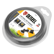 Леска для триммера Denzel двухкомпонентная круглая 3.0 мм, 15 м Extra cord - изображение 5