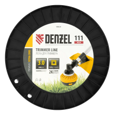 Леска для триммера Denzel двухкомпонентная квадрат, 3,0ммх111м, на DIN катушке EXTRA CORD - изображение 7
