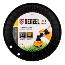 Леска для триммера Denzel квадрат, 3,0ммх111м, на DIN катушке FLEX CORD - изображение 6