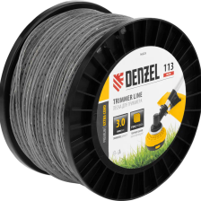 Леска для триммера Denzel двухкомпонентная зубчатый квадрат, 3,0ммх113м, на DIN кат. EXTRA CORD - изображение 5