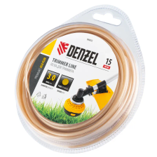 Леска для триммера Denzel армированная алюминием круглая, 3,0ммх15м, блистер ALUFLEX - изображение 5