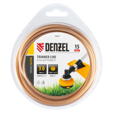 Леска для триммера Denzel армированная алюминием круглая, 3,0ммх15м, блистер ALUFLEX - изображение 6