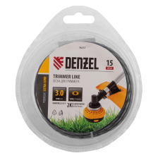 Леска для триммера Denzel двухкомпонентная эллипс, 3,0ммх15м, блистер EXTRA CORD - изображение 3