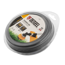 Леска для триммера Denzel двухкомпонентная звезда, 3,0ммх15м, блистер EXTRA CORD, - изображение 4